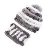 Fur Hat Children Fall and Winter Outdoor Warm Ear Protection Scarf Mom Leisure Set