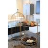 Service Presentation Catering Golden Cage Luxury 2 Tier 45cm Organizer Cake Cake Stand