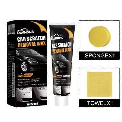 Car scratch wax car paint protection polishing to remove marks maintenance paint repair cleaning decontamination abrasive 120ml set