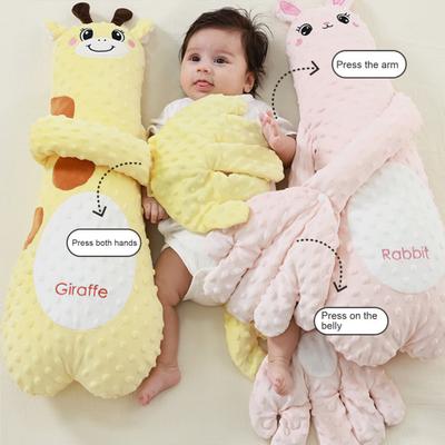 Успокаивающая подушка для похлопывания Baby Sleep Patter, успокаивающая подушка для предотвращения испуга с регулируемыми режимами похлопывания, пульт дистанционного управления для младенцев и новорожденных