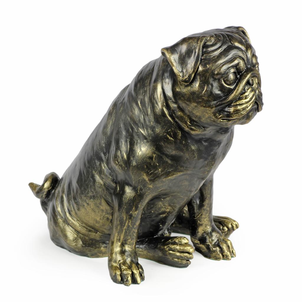 Pug - Life-size dog statue, 1:1 scale figure, statue for the garden by Art-Dog