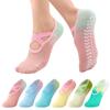 Girldate Yoga and for Indoor and Gym Suitable for All Seasons Women's Non-Slip Socks, 6-Pair Set, Short, Cotton, Comfortable, Stretchy, Non-Slip