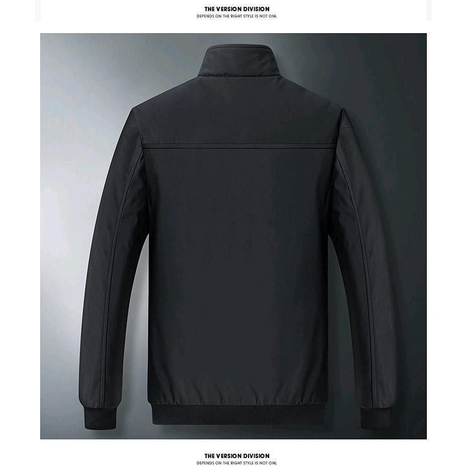 Осенне-зимняя хлопковая куртка для папы большого размера - Свободный крой для мужчин среднего возраста, Теплая, на бархатной подкладке, Повседневная одежда