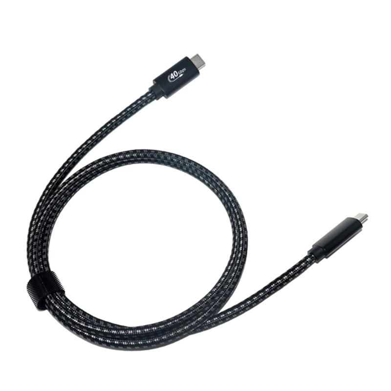 Зарядный кабель USB C на USB C PD100W для ноутбука, мобильного телефона, жесткого диска, Thunderbolt4, дисплея 8K@60 Гц, удлинитель USB4
