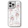 Япония и Южная Корея ins длинный лук медведь подходит для Apple 16/17 чехол для мобильного телефона iPhone14 водный конденсат 13 гальваническое покрытие 15 комплектов