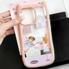 Zhitai Cat Ear Transparent Phone Case for iPhone 11-15 Pro Max