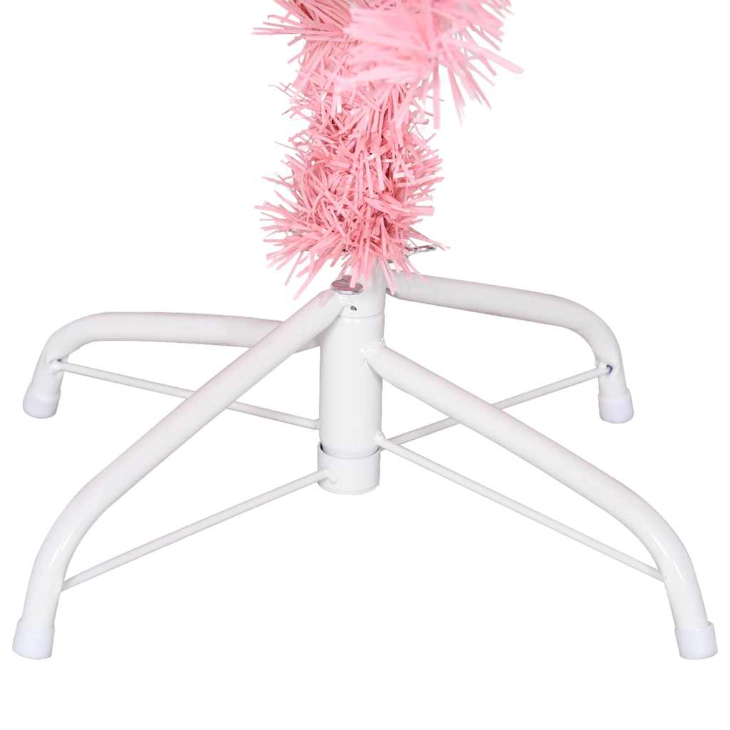 Artificial Pink Christmas Tree with Stand 150 cm PVC