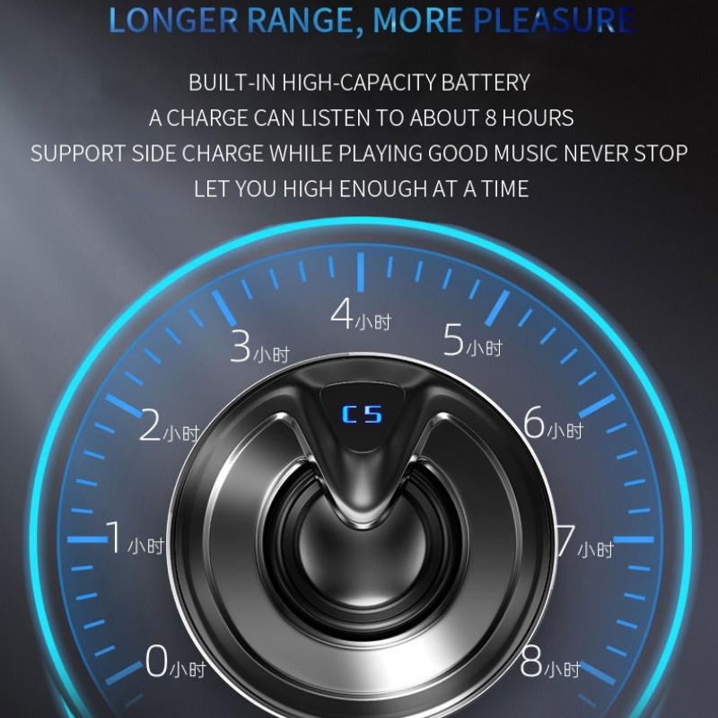 2025 New Bone Conduction Bluetooth Speaker With FM Radio Resonant Audio Speakers Wireless TWS Stereo Sound Speaker
