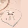 1Set Women Necklace Earrings Tassels Jewelry Exquisite Elegant Jewelry Set For Daily Wear