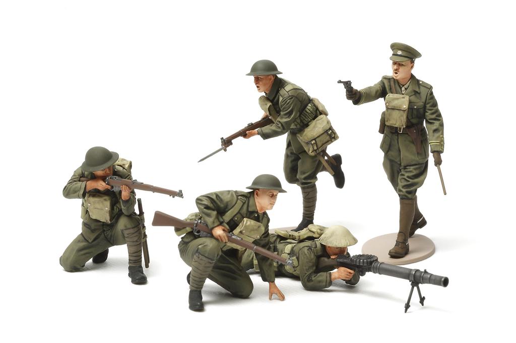 Tamiya Серия военных миниатюр 339 Набор пехоты Британской армии Пластиковая модель 35339 1/35 №
