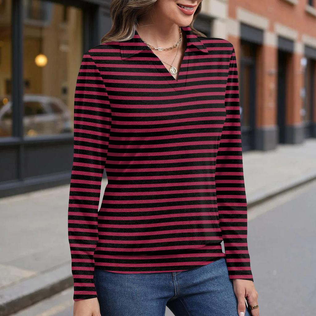 Women's Retro Printed Fashionable Long-sleeved Top