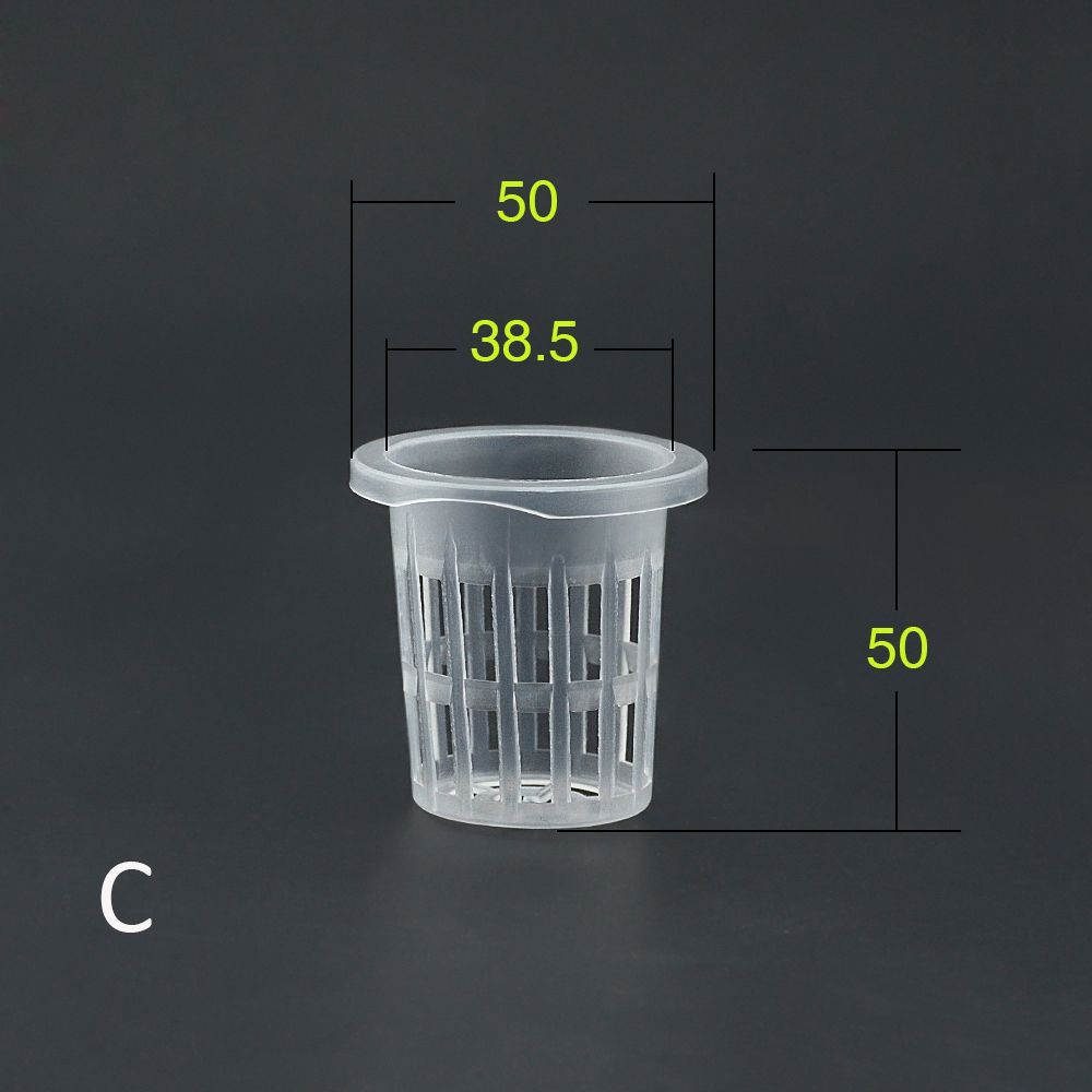 Clone Soilless Planting Grow Hydroponic Colonization Plant Basket Nursery Pots Mesh Pot Net Cup