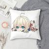 Двусторонняя квадратная декоративная наволочка с принтом Violet Evergarden для дивана, гостиной, домашнего декора