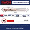 Сверло из быстрорежущей стали с покрытием SG NACHI Fujikoshi 7572P для алюминия и нержавеющей стали