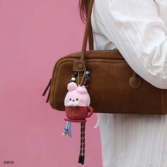 BT21 Брелок для ключей Minini Doll Latte ver.