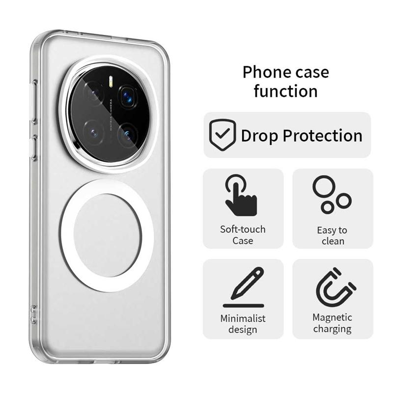 Чехол для Honor Magic 7 Pro Чехол Honor Magic 7 Pro Capa Ringular Magnetic Matte Wireless Charging Fundas Huawei Honor Magic 7 Pro