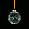 Puntos Прозрачный круглый шар для рождественской вечеринки дома, рождественская елка, подвесной кулон, декор
