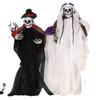 1 Pcs Skeleton Haunted House Props Pendant Ghost Bride Groom Rattan Ring Garland Party Supplies Halloween Decor