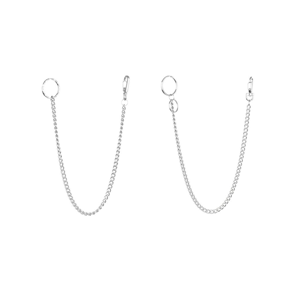 Metal Rock Punk Key Chains Clip Pants KeyChain Wallet Chain Belt Wallet Belt Chain