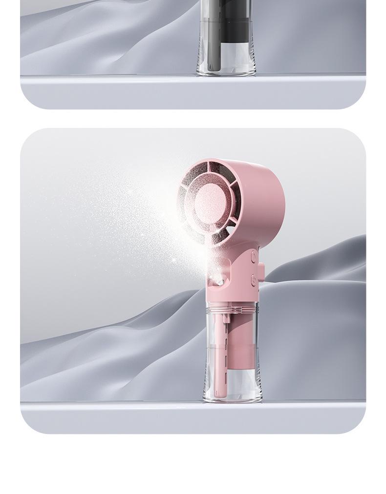 High-Speed Ice-Feeled Nano Mist Fan: Portable, Wearable, Mini Desktop Hydrating Fan