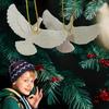 1 Pcs Friendship Doves Resin Christmas Ornament Doves Christmas Tree Ornament Best Gift