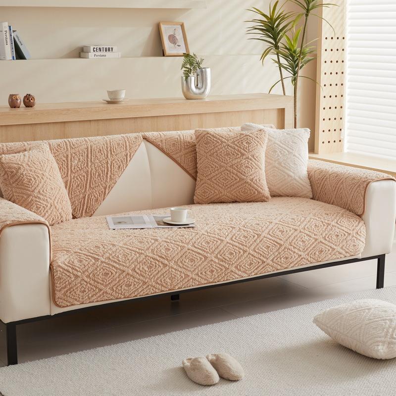 Утолщенный жаккардовый чехол для дивана для гостиной, Нескользящий пылезащитный диван-подушка, полотенце, универсальное зимнее теплое диванное полотенце, домашний декор