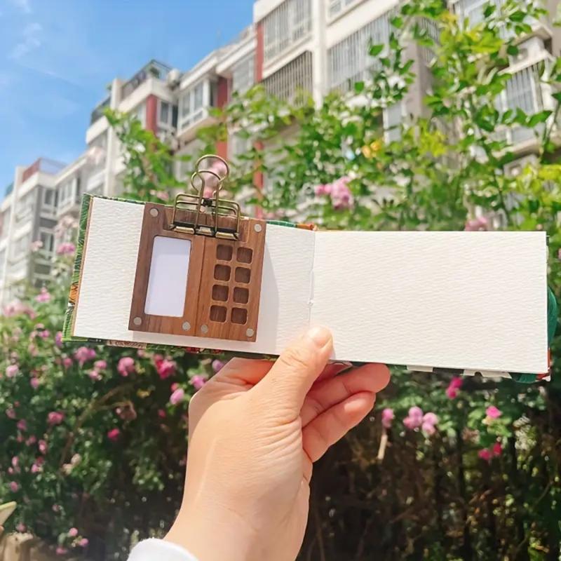 Portable Travel Handmade Watercolor Paint Palette Tray Box Empty Box