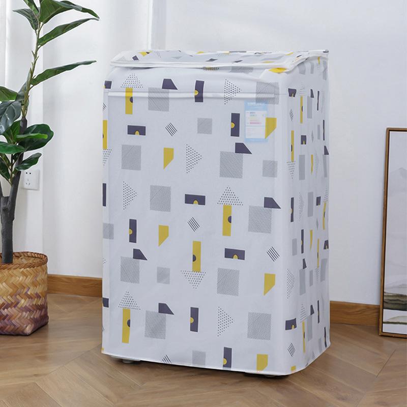 1PC Dryer Dust Cover Home Supplies Drum Waching Machine Cover Sunscreen Washing Machine Cover Transparent PEVA Waterproof