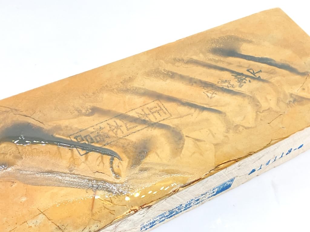 Натуральный точильный камень Сёмотояма Ямасиро Мэйдзи Умегахата Ирис Такаяма Тенмадо Мафусубан 24 реза Укё-ку #13 /1392г