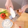 Stainless Steel Grater Portable Manual Vegetable Slicer Imitation Wood Handle Shredder Garlic Carrot Chopper Kitchen Tools