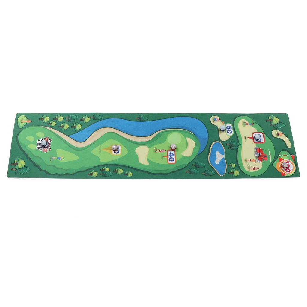 Kids Tabletop Game Educational Portable Putting Game Mat Toy for Indoor Party Family Gathe
