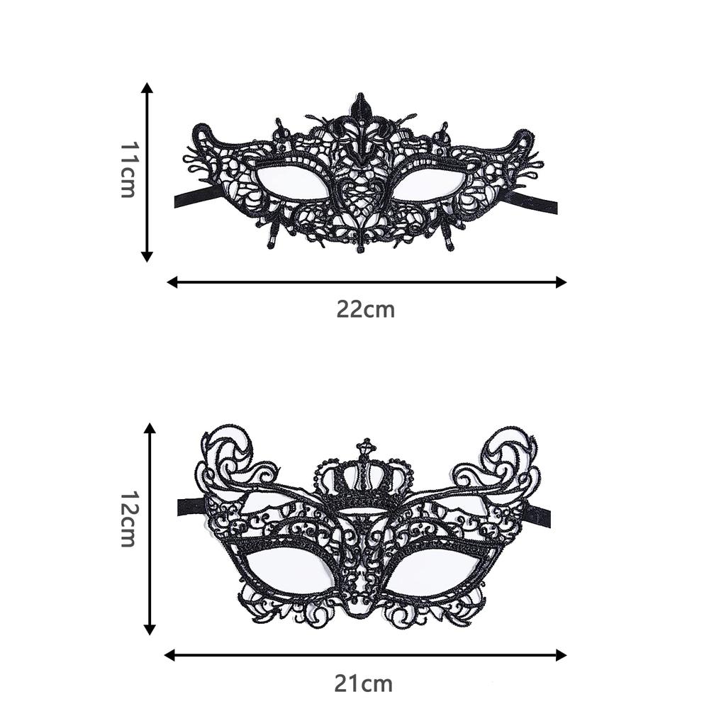Кружево Кружево Глаз Пакет Венецианский Глаз Сексуальные Аксессуары [LIKENNY] Маска, Маска, 4, Маска, Черный, Аксессуар, Ажурный, Маска, Рождество/Косплей/Театр/Школа
