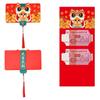 National Trend Folding Red Envelope Cartoon Snake Year Red Packet 2025 New Year Packet  Party Gifts