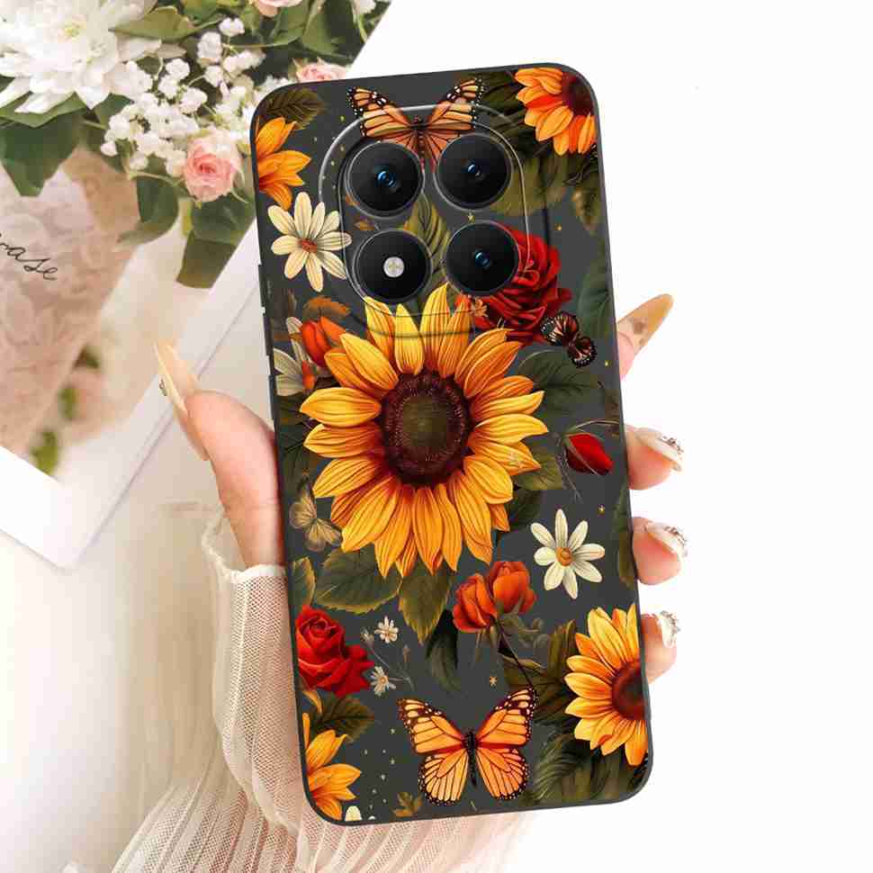 Redmi Note15Pro 5G Новая модель Защитный чехол Матовый Кот Кролик Для Xiaomi Redmi Note 15 Pro 5G Полное покрытие Защита от падений Ударопрочный