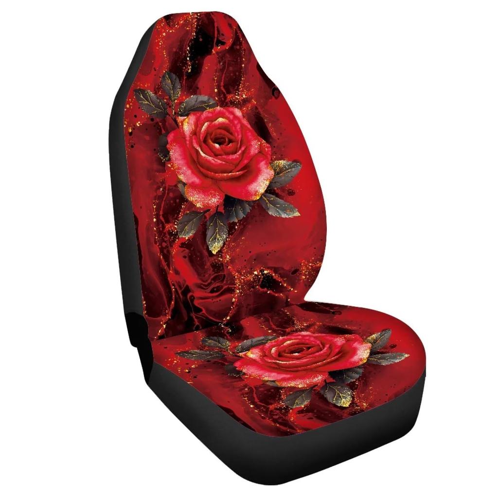 Halloween Holiday Decoration Car Seat Cover Dust-Proof And Dirt-Resistant Black Cat Pumpkin Pattern Car Seat Cover