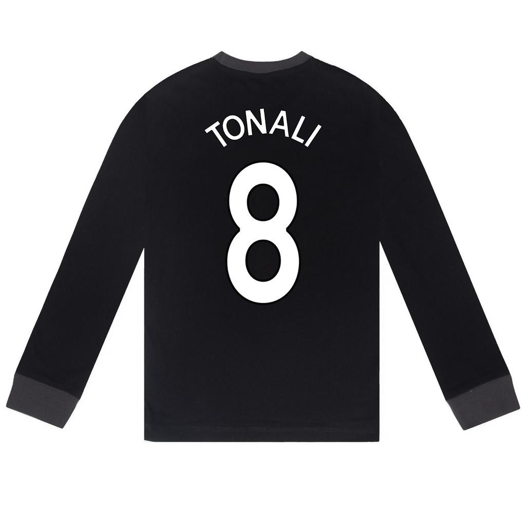 Newcastle United FC Boys Sandro Tonali 8 Long Pyjama Set