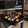 Pool Ball Tray Billiard for 16 Balls, 3D Printed Raised Edge Holder Holder, Snooker Carrying Storage Tray, Table Accessories