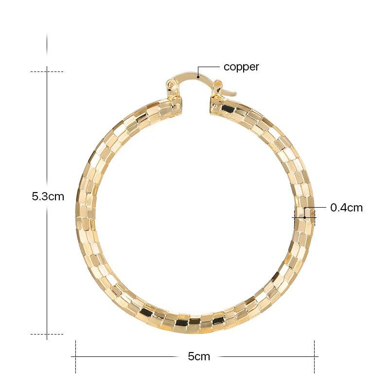 Ladies Boho Elegant Pair Hoop Earrings for Women Valentine's Day Gifts Vintage