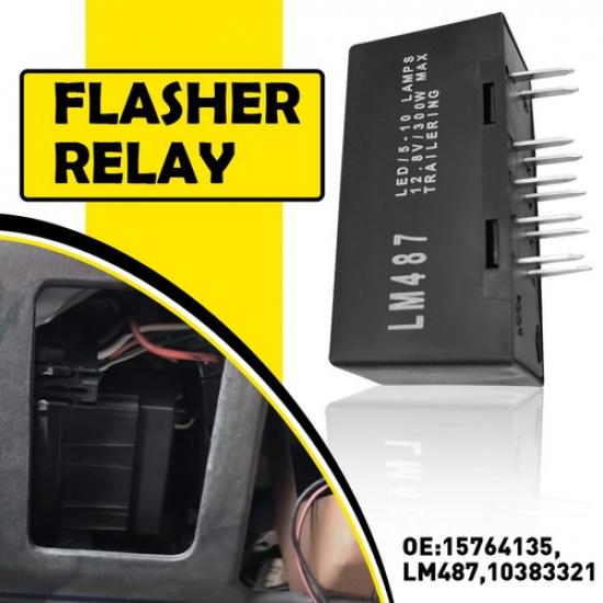 Turn Signal Flasher Module Relay For 03-06 Silverado 1500HD 2500HD 3500 15764135