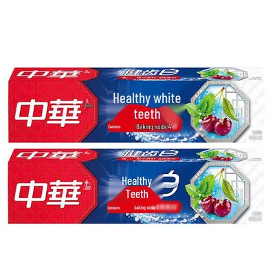 Зубная паста Zhonghua Healthy White с пищевой содой и фруктовым вкусом, 2 шт.