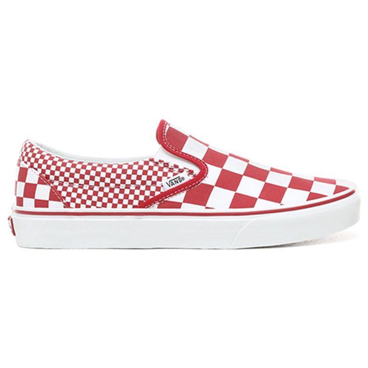 Кеды-слипоны Classic Vans 'Red Mix Checker' VN0A38F7VK5
