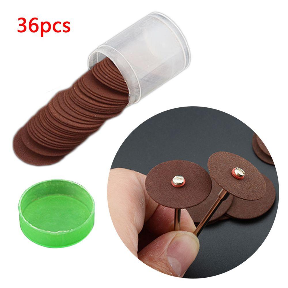 36pcs 25mm Tool Sander Cut Off Cutting Discs Rotary Blade Sheets Grinding Wheels Abrasive Disc
