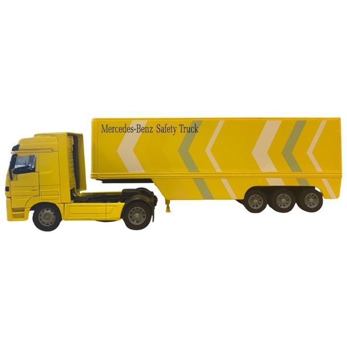 Camion miniature de collection - NEWRAY - Mercedes Benz Actros 1857 avec remorque - 1/32