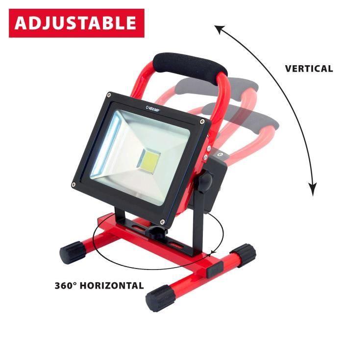 CYCLOP: worklight LED COB 20W, rechargeable