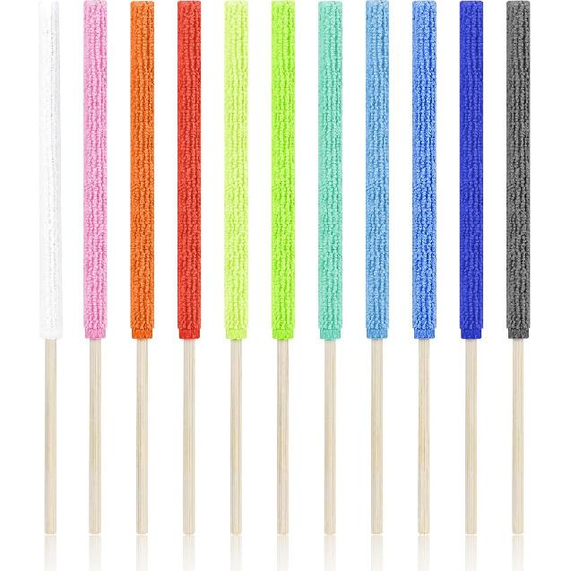11 PCS Microfiber Detail Duster Sticks, Mini Duster Crevice Cleaning Tool For Car Air Vents, Blinds, Fans, Windows, Small Spaces, Gap Dust Cleaner
