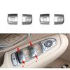4pcs Car Door Window Lift Button Repalce Trim For Benz C Class W205 2015-