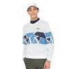 Callaway Long Sleeve Crew Neck Sweater with Logo Jacquard and a Mature Design for Golf Men's (C25218102)