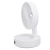 Foldable Desk Fan 3 Speeds Digital Display USB Rechargeable Remote Control Oscillating Desktop Fan with Night Light for