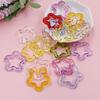 Pentagonal Pendant Creative for Bracelet Earring Making 30mm Star Loose Beads Transparent DIY Jewelry Accessories Charms Fashion Handmade Acrylic