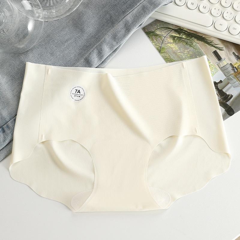 Волнистый комфорт: Высокоэластичные хлопковые трусики для йоги со средней посадкой и антибактериальной ластовицей для женщин